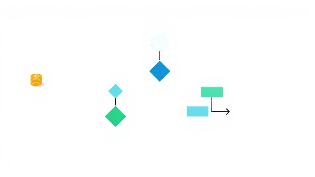予算別マッチタイプ選択を示すフローチャート図(コインアイコンと決定フロー)
