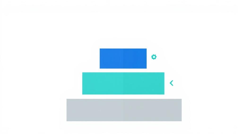 優先度別の表示速度改善施策を表す3段階のピラミッド図。高優先度(青)、中優先度(緑)、低優先度(グレー)を視覚的に表現