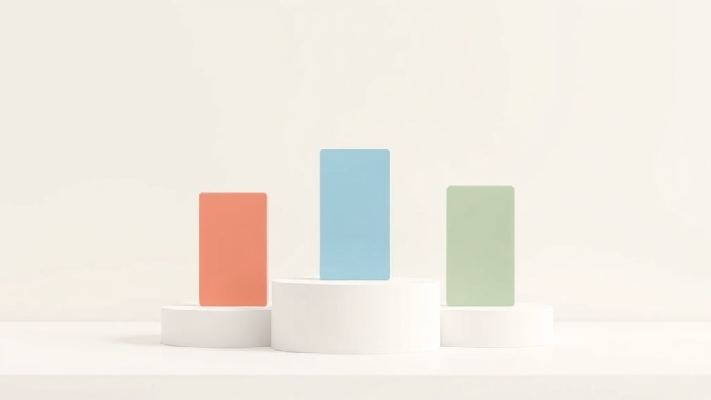 Googleマップの上位表示要因を表現した3つの異なる高さの柱状グラフ